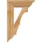 Ekena Millwork Balboa Traditional Rough Sawn Bracket, Western Red Cedar, 4"W x 16"D x 24"H BKT04X16X24BOA01RWR - alternate 2
